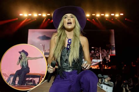 Lainey Wilson Splits Her Britches Onstage at Faster Horses